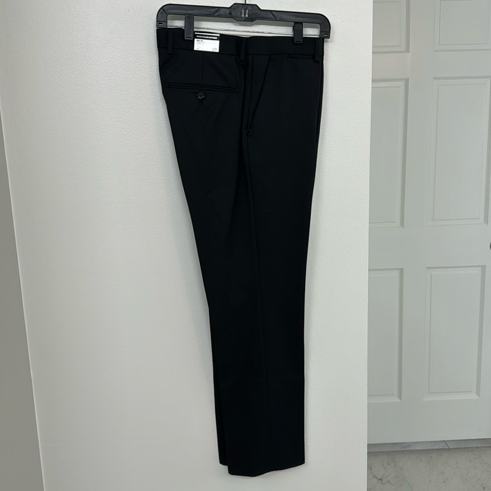 Men’s Express black dress pants photographer slim fit